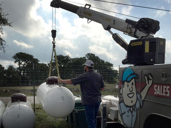 Floating Propane Tank