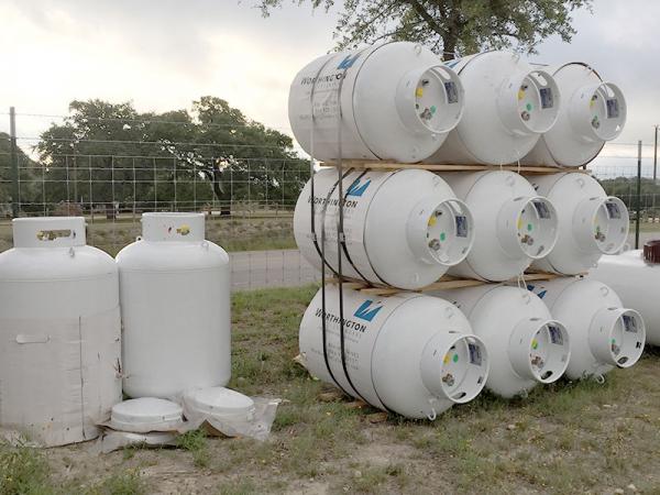 420 lb. Propane Cylinder