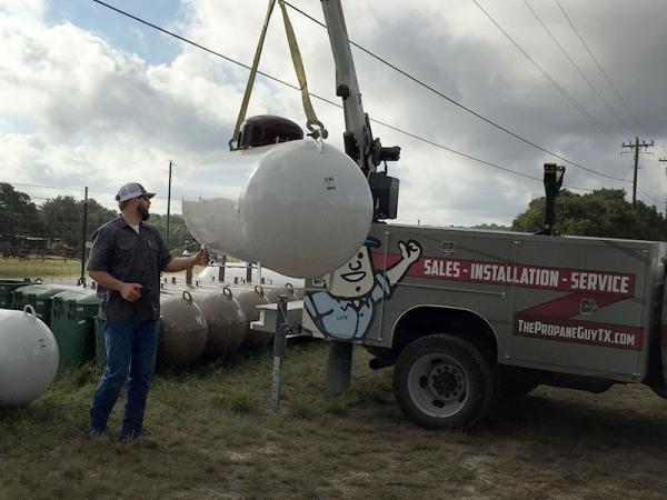 Floating Propane Tank