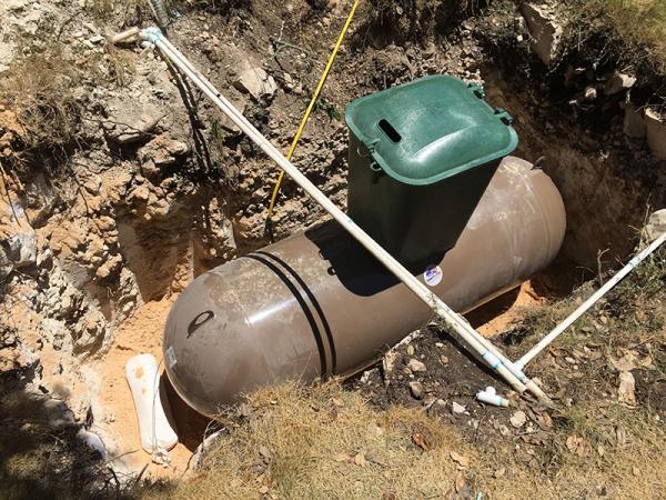 In-Ground Propane Tank
